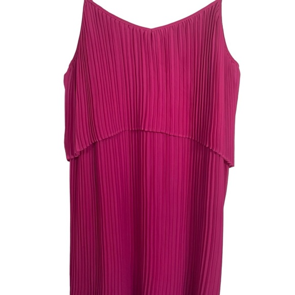 BCBGeneration Pleated Popover Mini Dress in Pink Size S - Picture 8 of 16